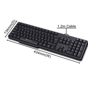 Zebronics Wired Keyboard and Mouse