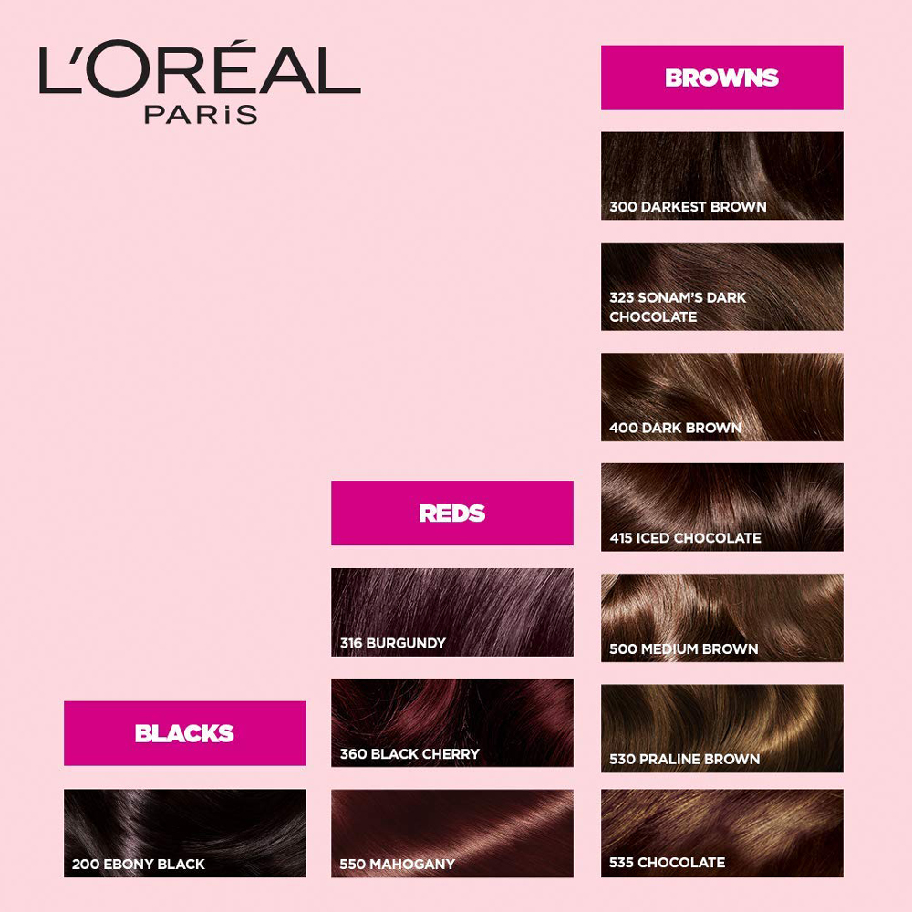 Best Loreal Hair Colour Shades: Buy L'Oreal Paris Casting Creme Gloss Hair  Color, Ebony Black 200 - Shram Mall