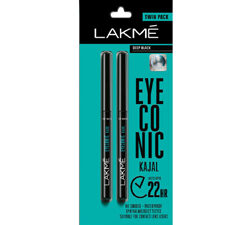 Buy Lakme Eyeconic Kajal Twin Packs, Black at Best Price for 2020