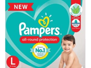 Buy Best Baby Pampers Diapers | All-round Protection Pampers Pants, Large size baby diapers (LG) 128 Count